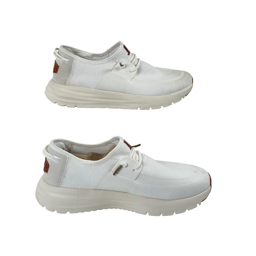 Hey Dude Sirocco M Neutrals Mens Size 7 White White Sneakers 41292-143 Slip On